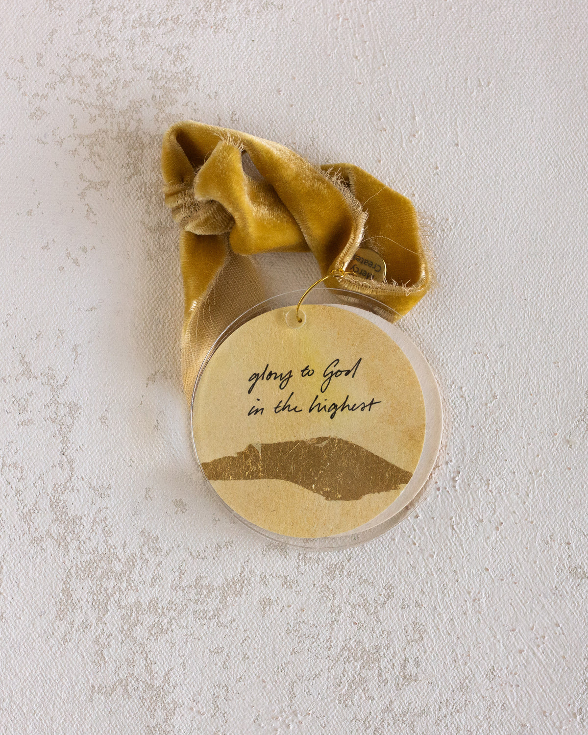 Custom Signature Watercolor Ornament