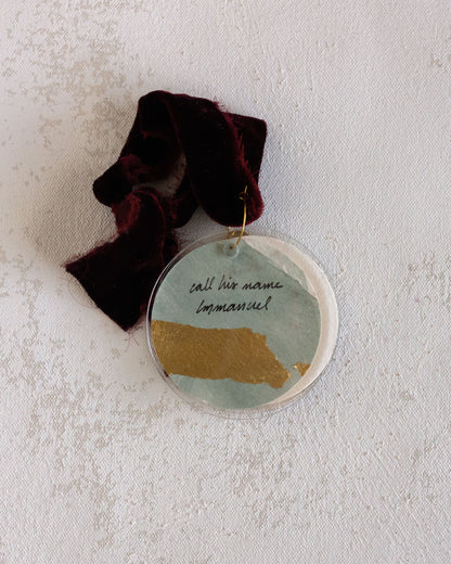 Call His Name Immanuel | Gold