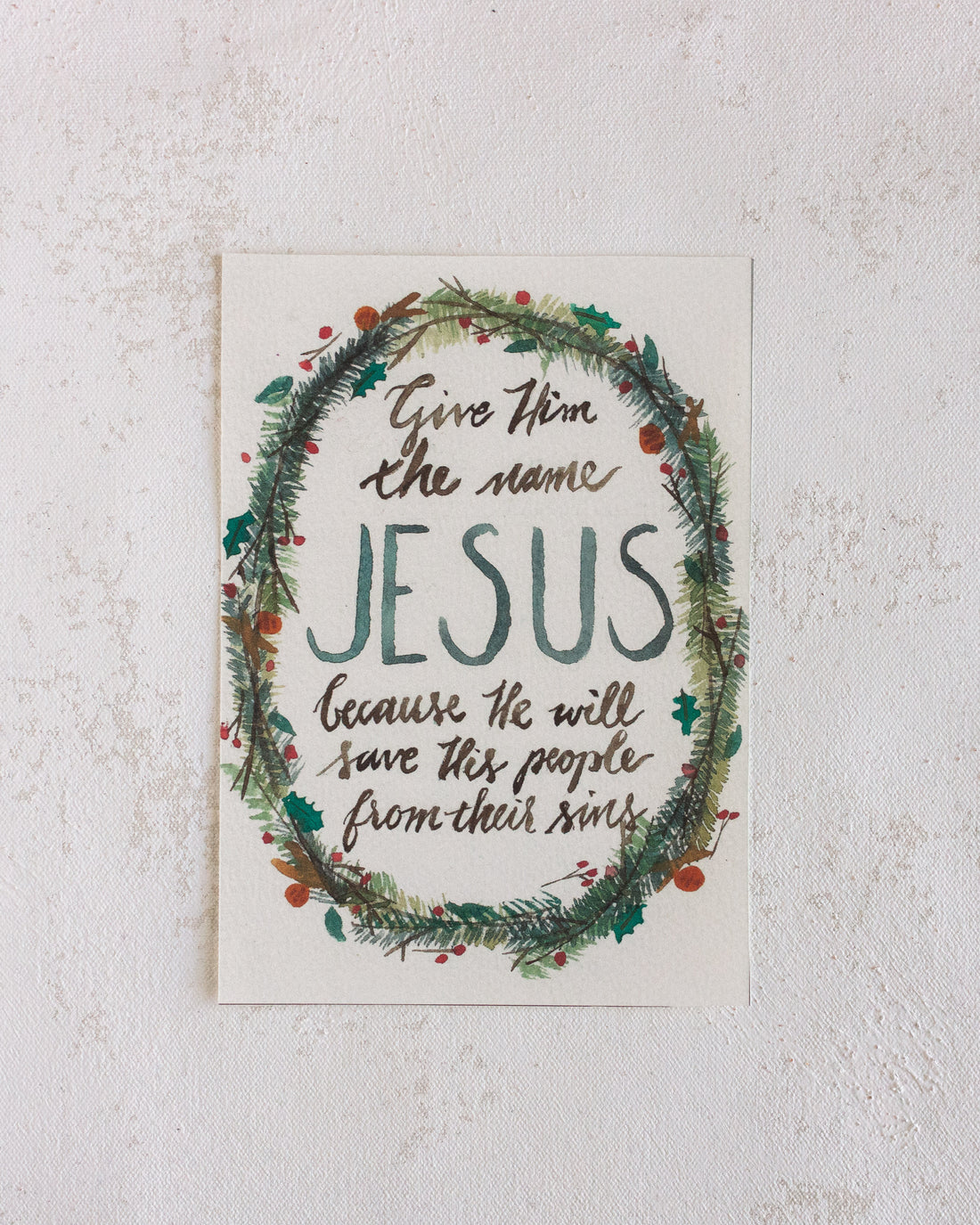 Give Him the Name Jesus | Art Print