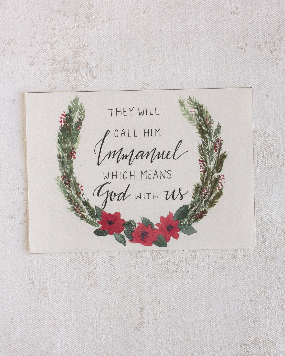 Call Him Immanuel | Art Print