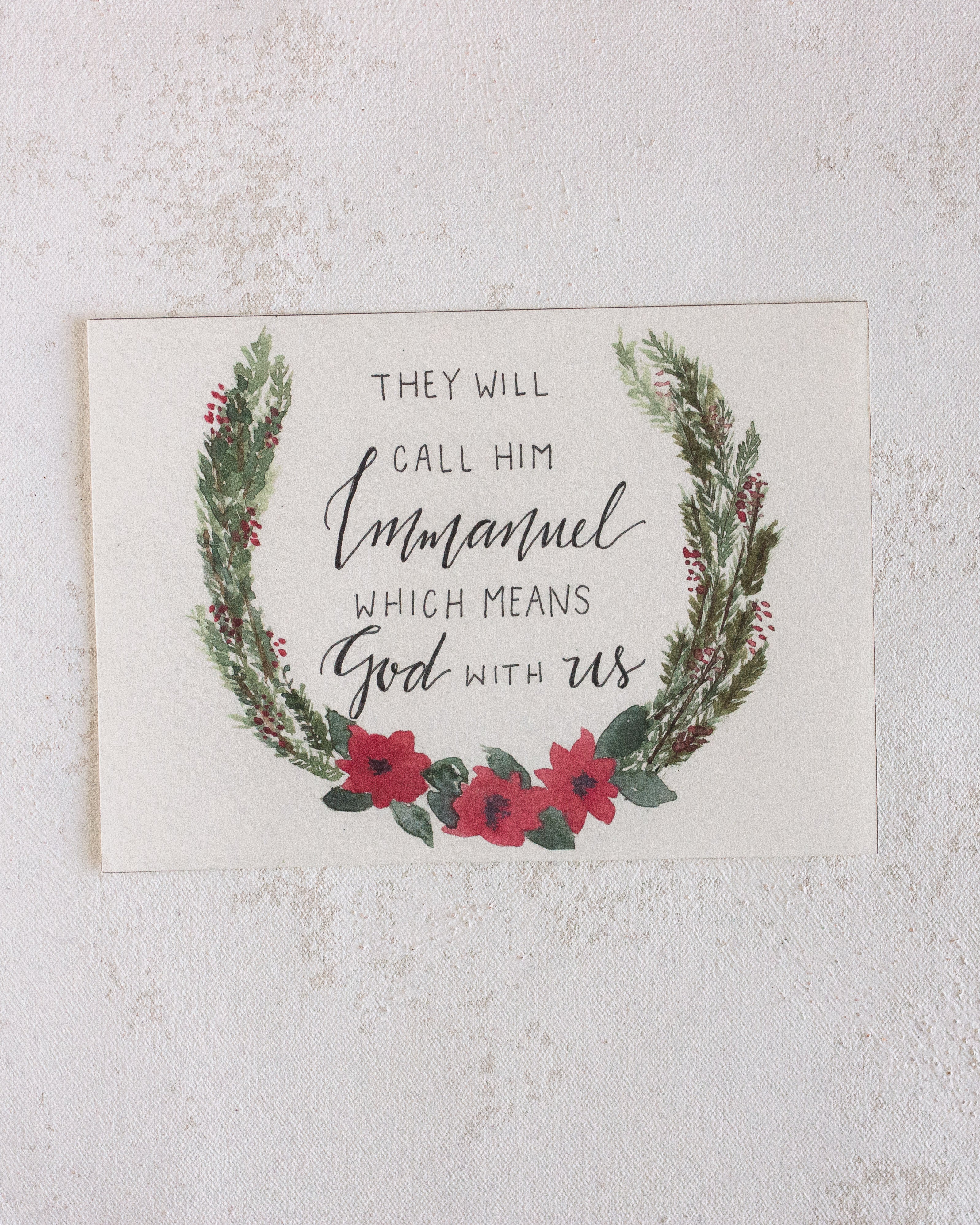 Call Him Immanuel | Art Print