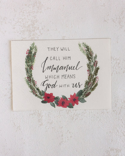 Call Him Immanuel | Art Print