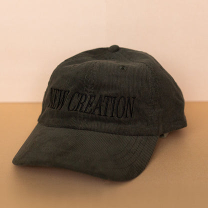 New Creation Embroidered Corduroy Cap