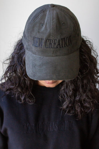 New Creation Embroidered Corduroy Cap