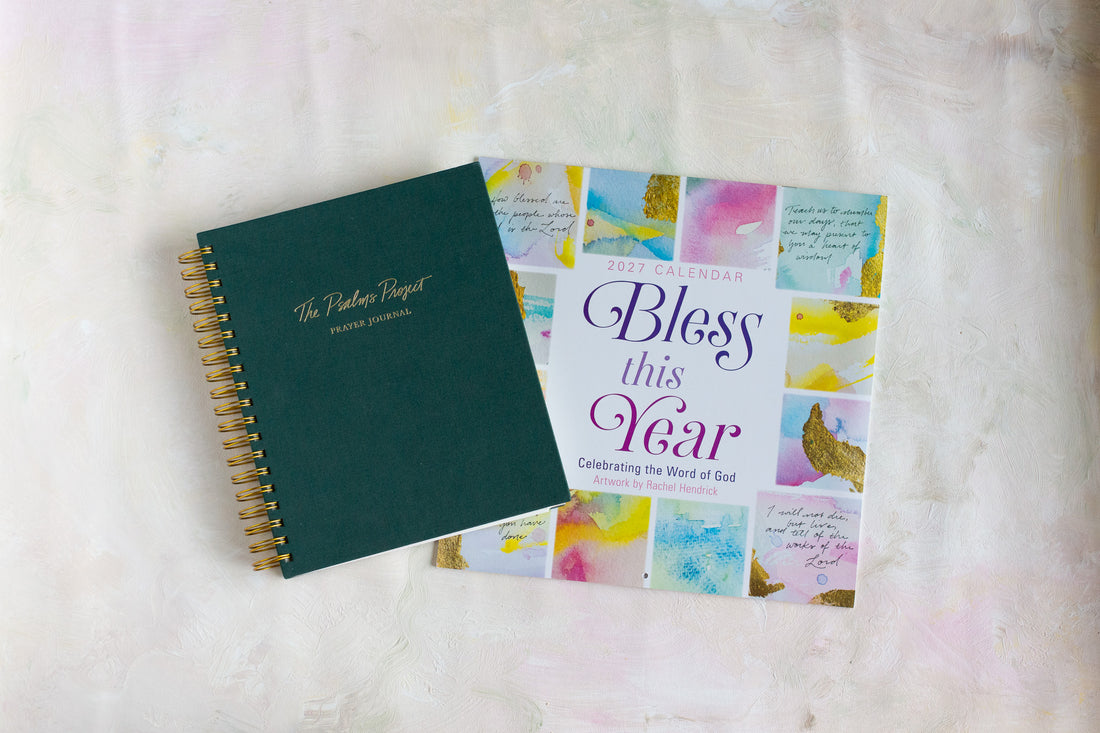 The Psalms Project Prayer Journal + Bless This Year Calendar 2027–2028