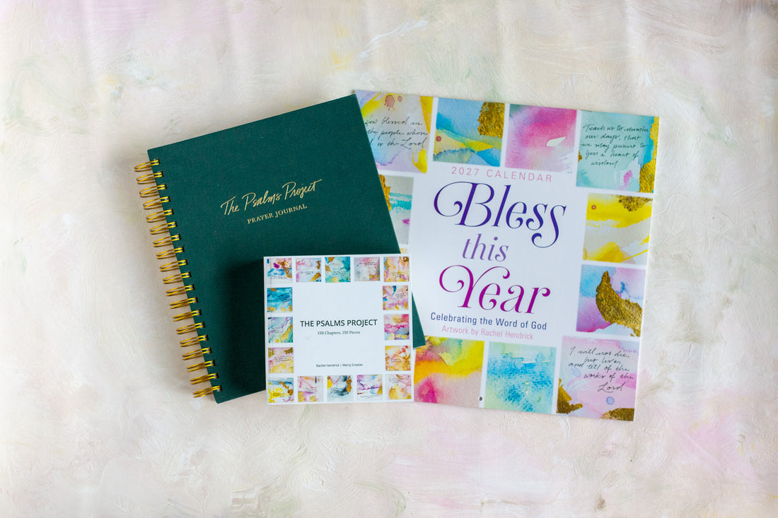 The Psalms Project Prayer Journal + The Psalms Project book + Bless This Year 2027–2028