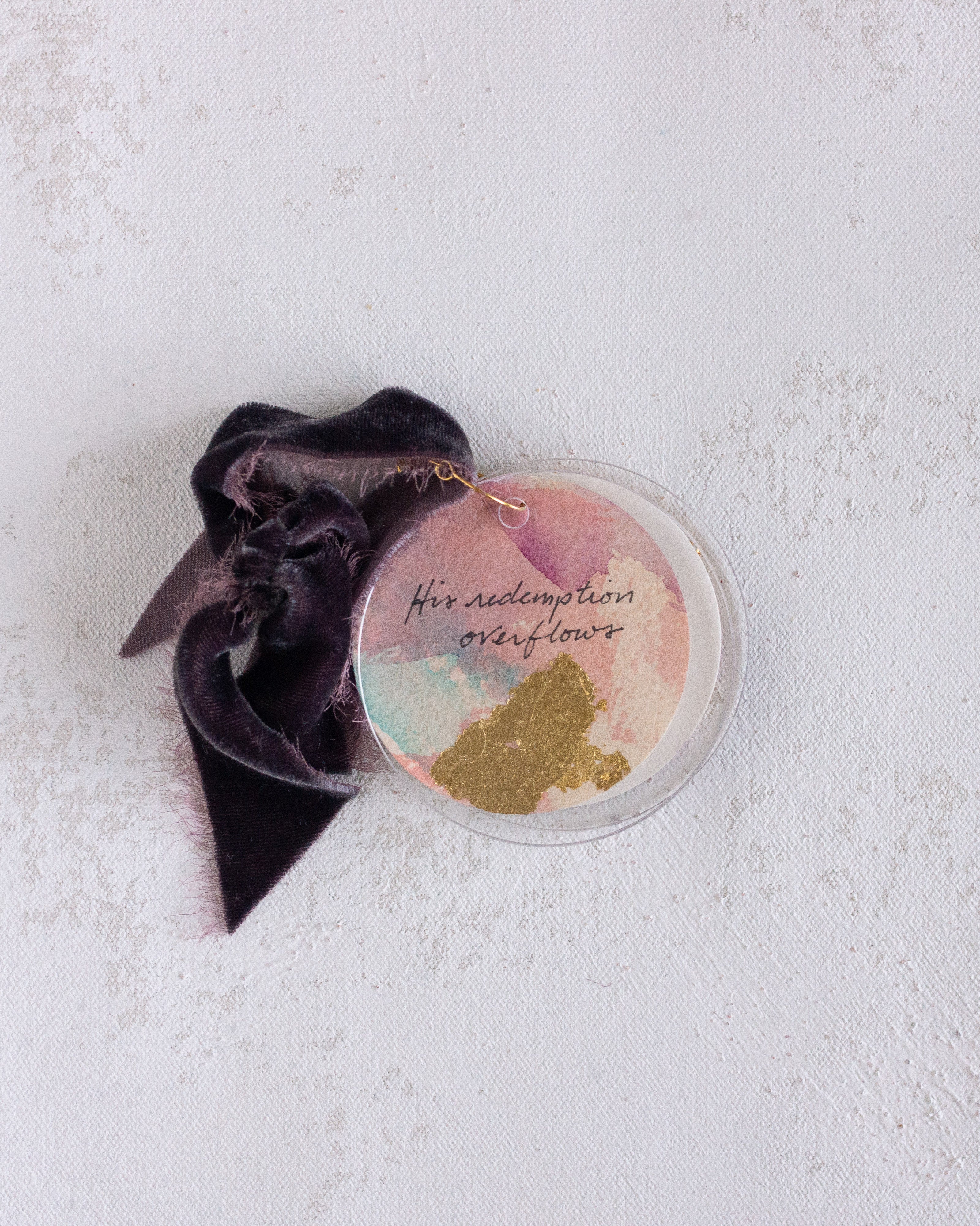 His Redemption Overflows | Dark Purple