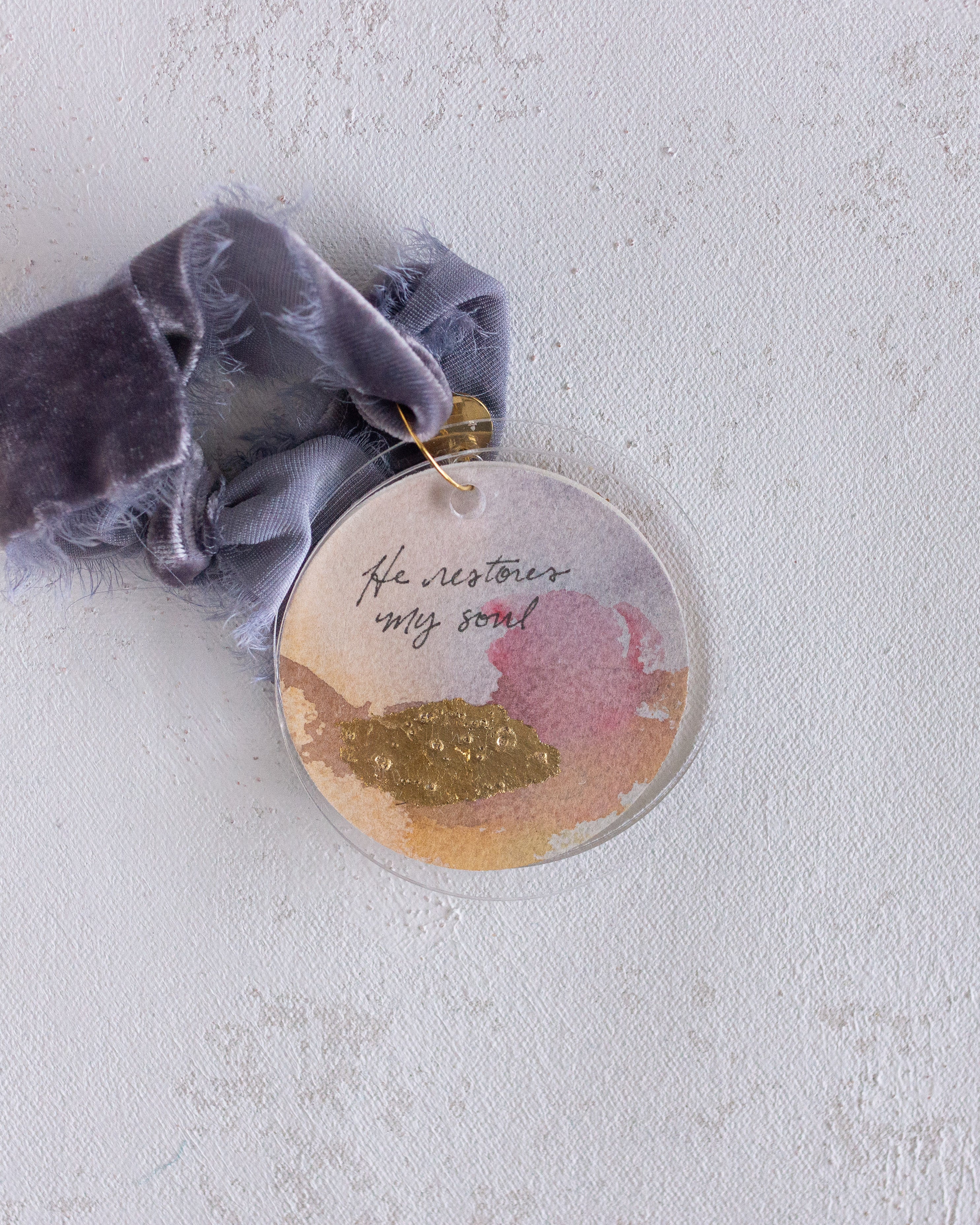 He Restores My Soul | Purple