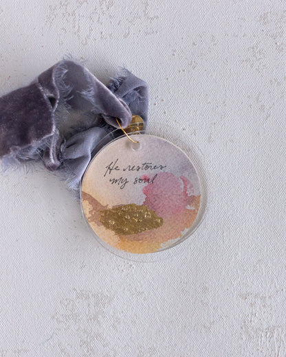 He Restores My Soul | Purple