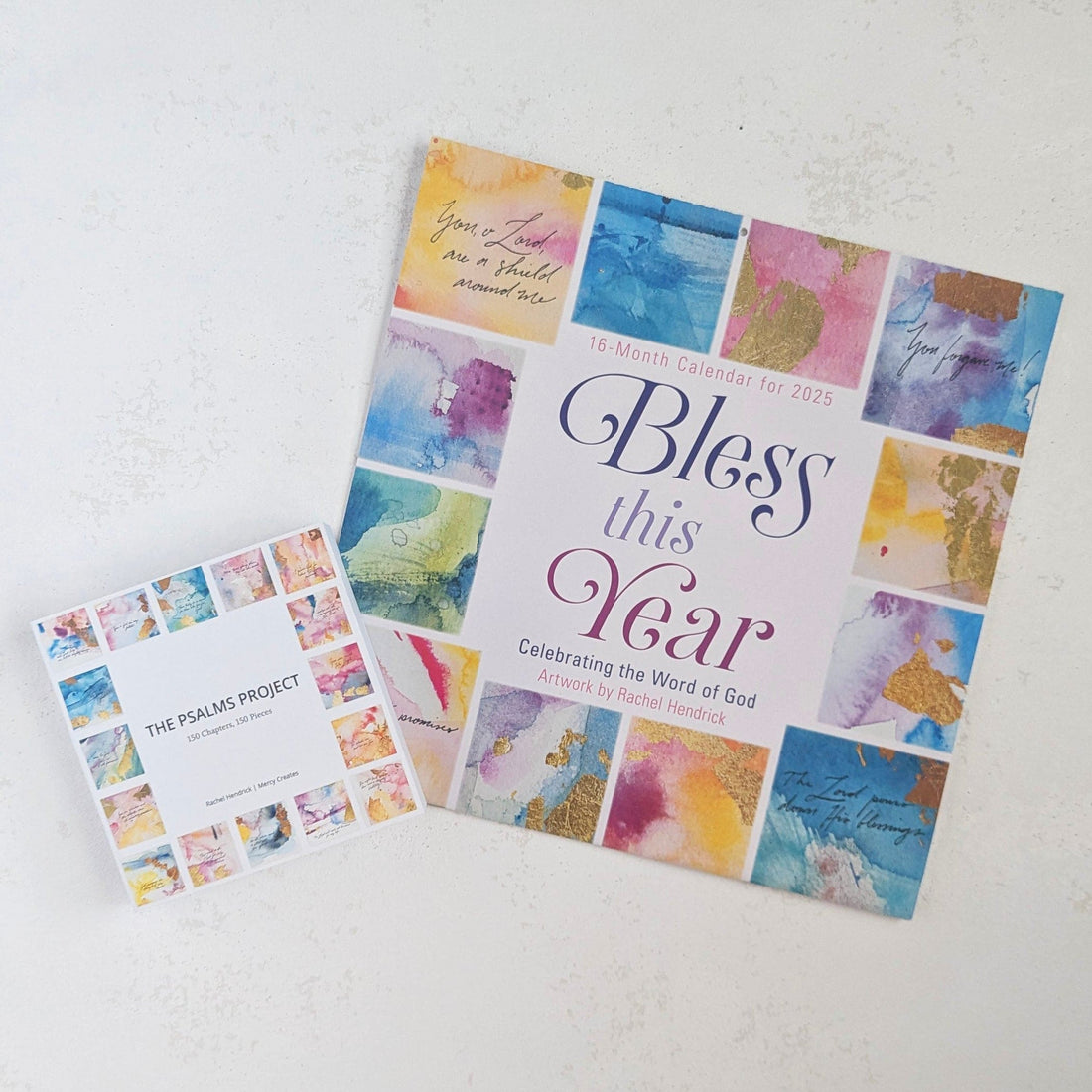 The Psalms Project Book + Bless This Year 2025 Calendar