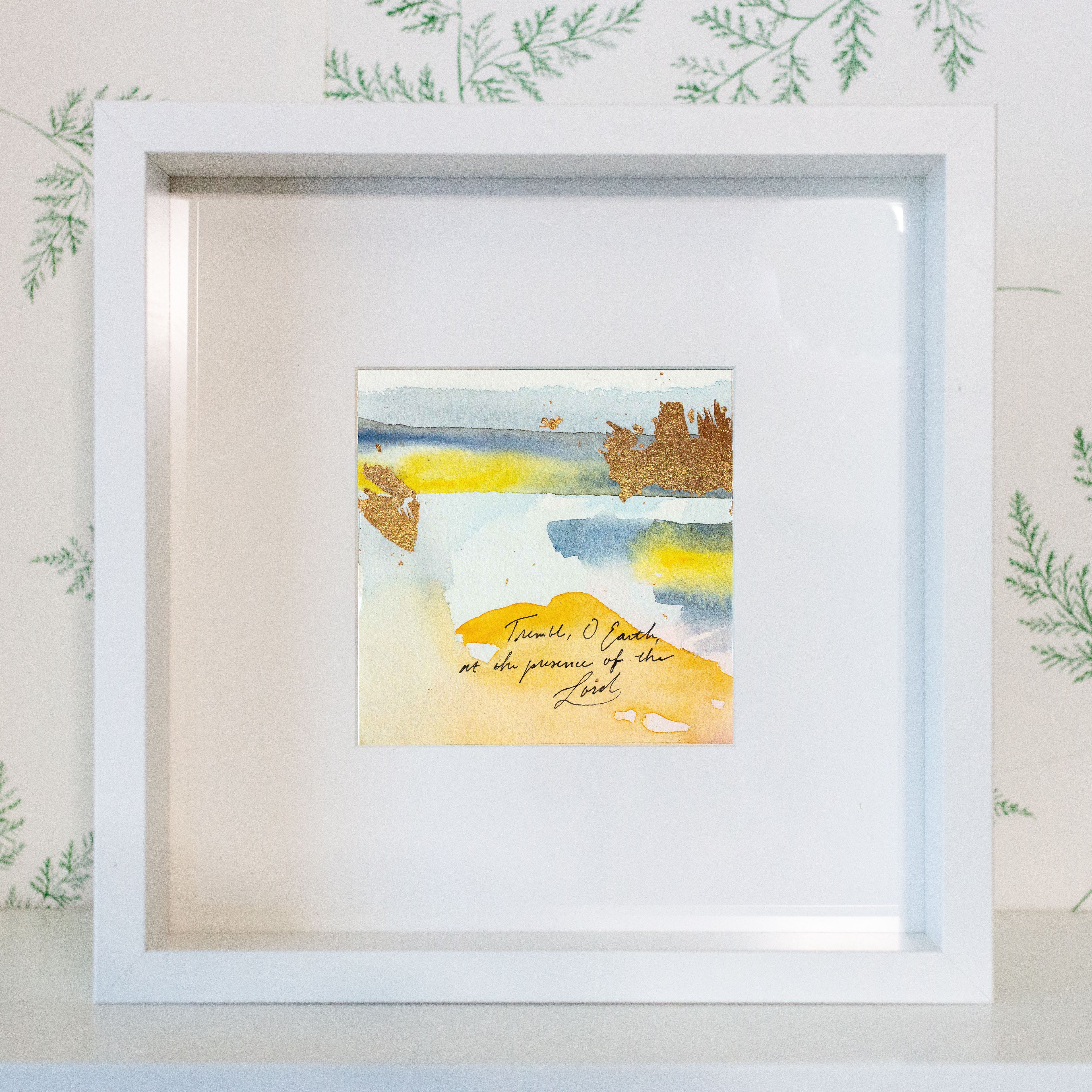 Tremble, O earth, at the presence of the Lord - Psalm 114:7 | Original Art