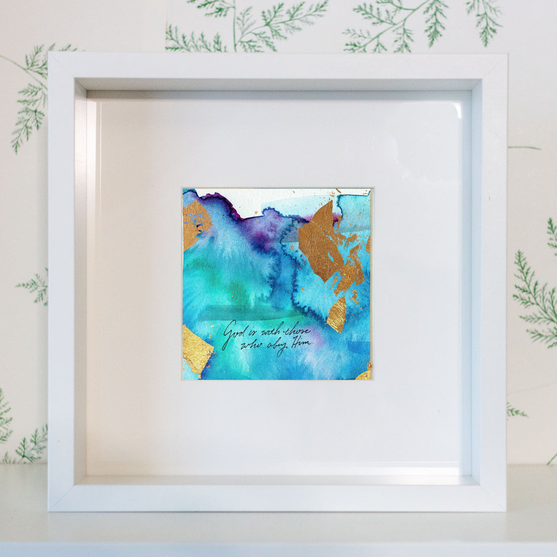 God is with those who obey Him - Psalm 14:4, 5 | Original Art