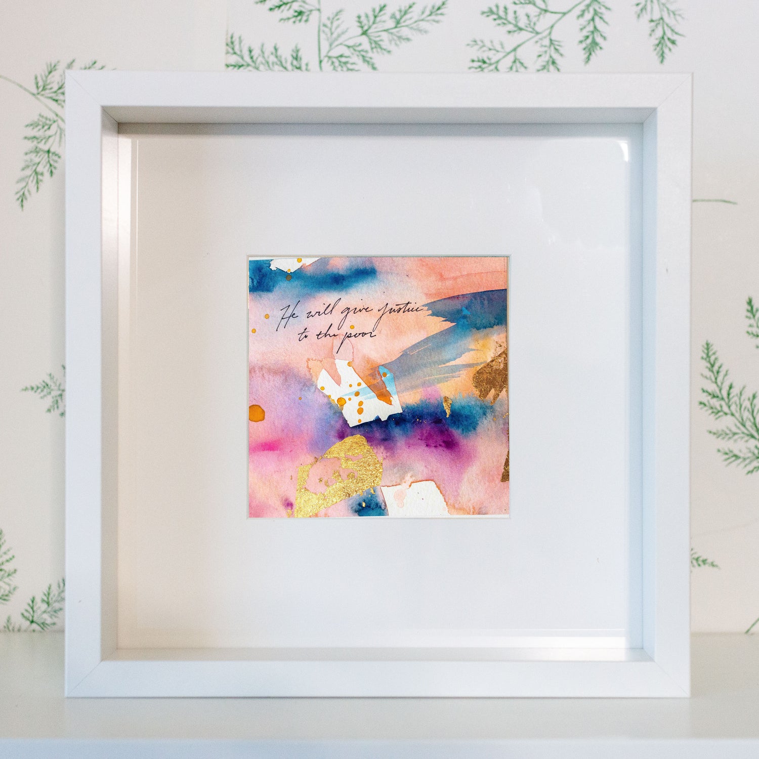 He will give justice to the poor - Psalm 140:12 | Original Art