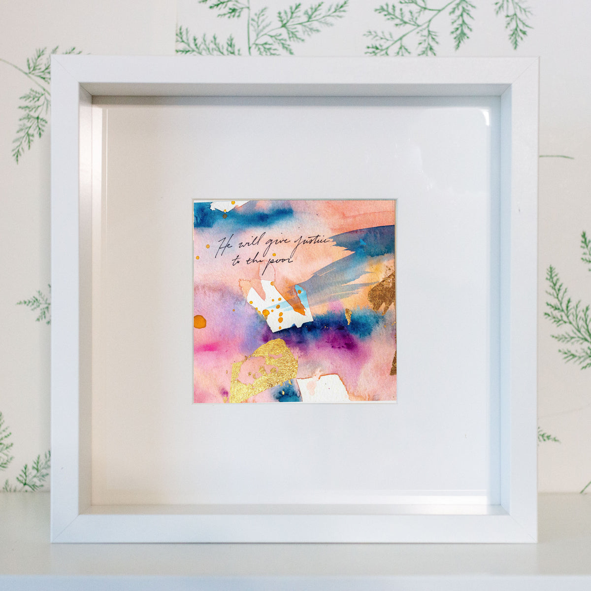 He will give justice to the poor - Psalm 140:12 | Original Art