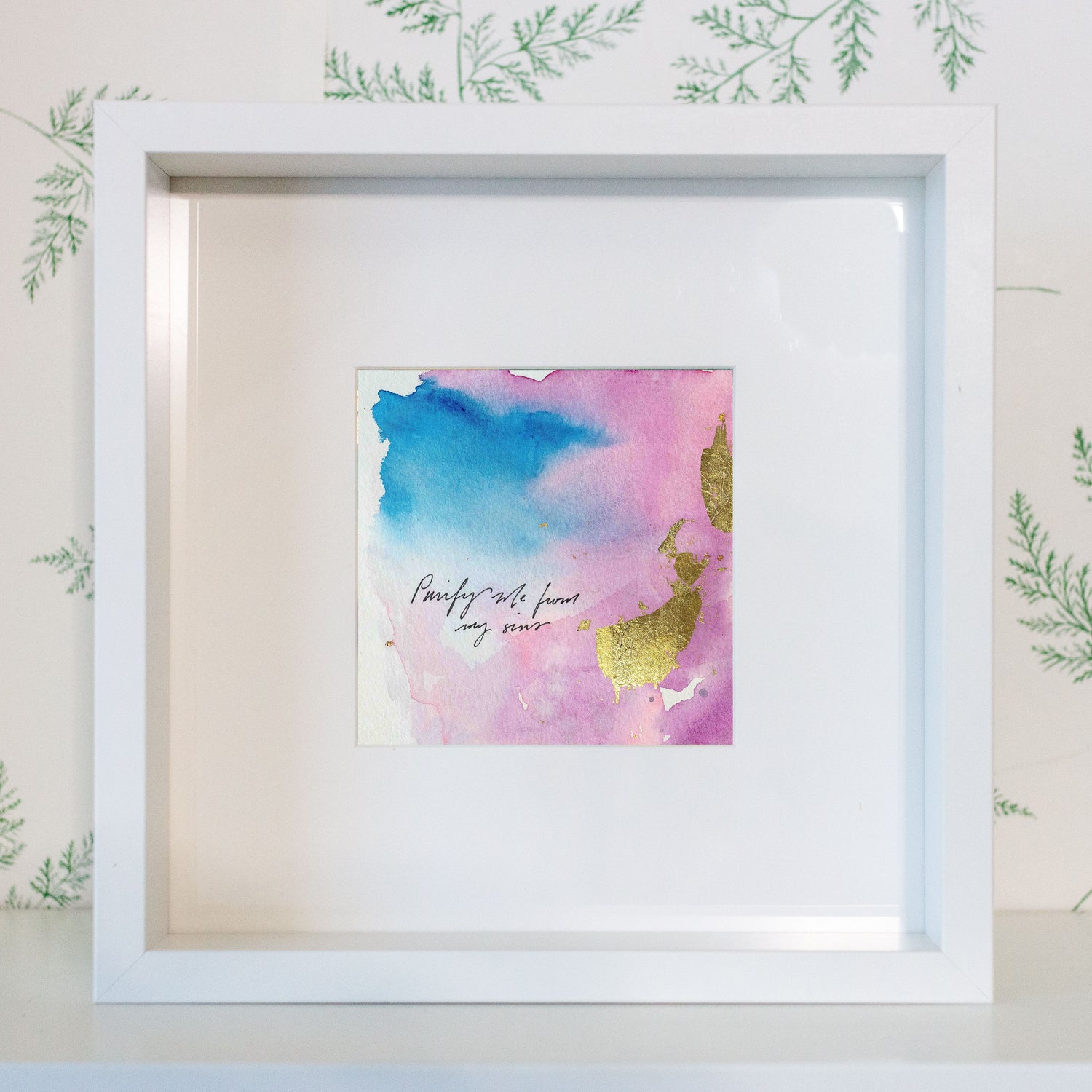 Purify me from my sins - Psalm 51:7 | Original Art
