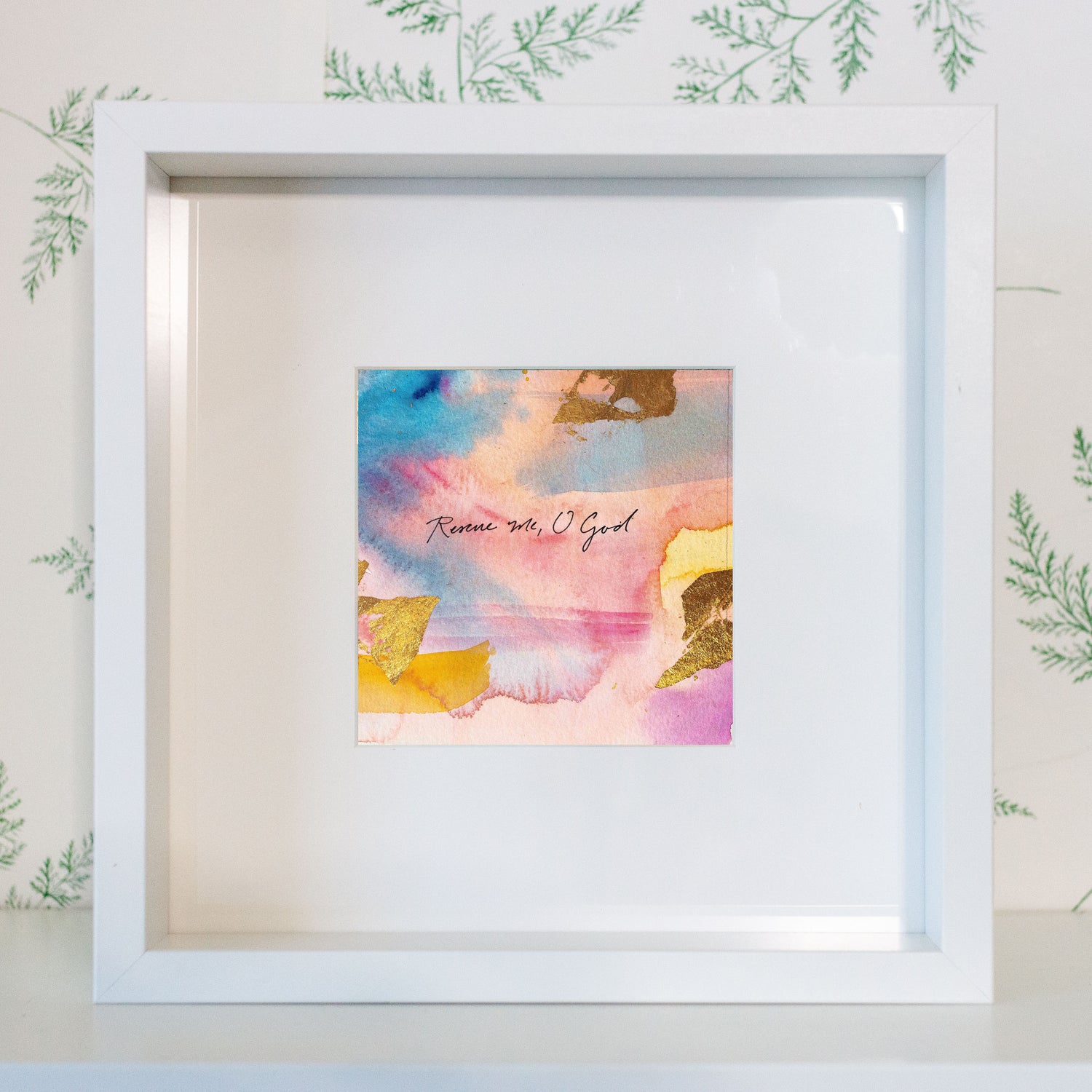 Rescue me, O God - Psalm 69:29 | Original Art