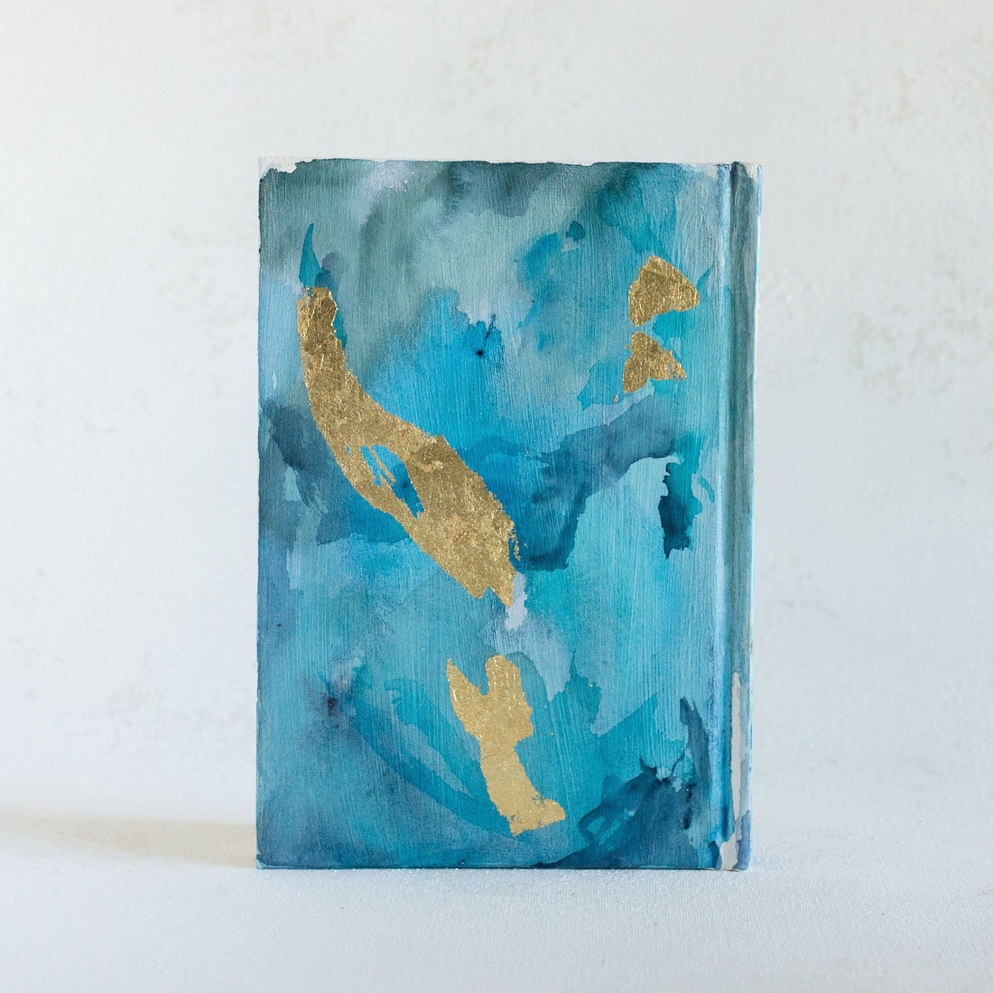 Psalm 73:28 "I have made the Lord God my refuge, that I may tell of all your works," Hand-painted Watercolor Notebook