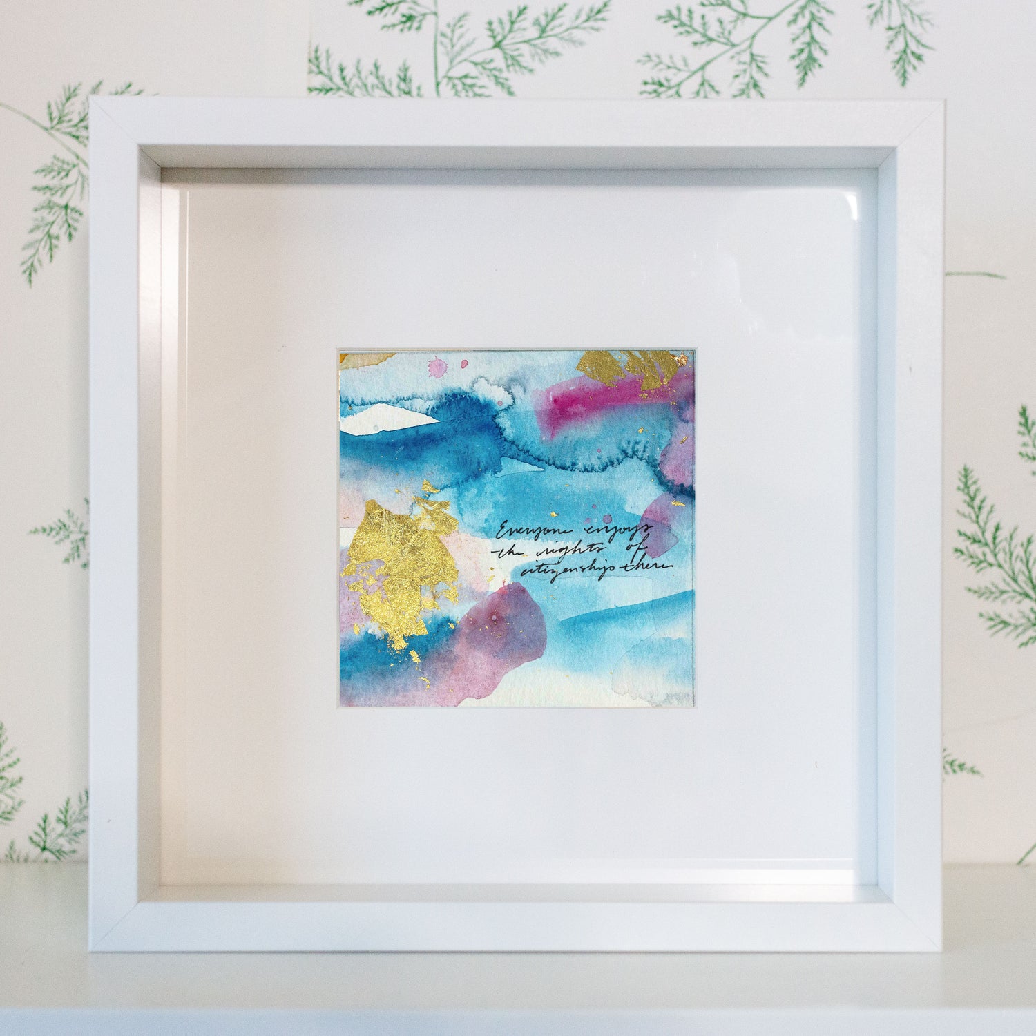 Everyone enjoys the rights of citizenship there - Psalm 87:5 | Original Art