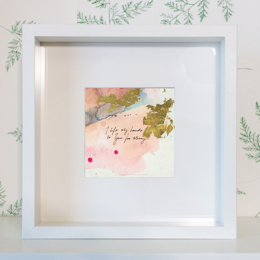 I lift my hands to you for mercy - Psalm 88:9 | Original Art