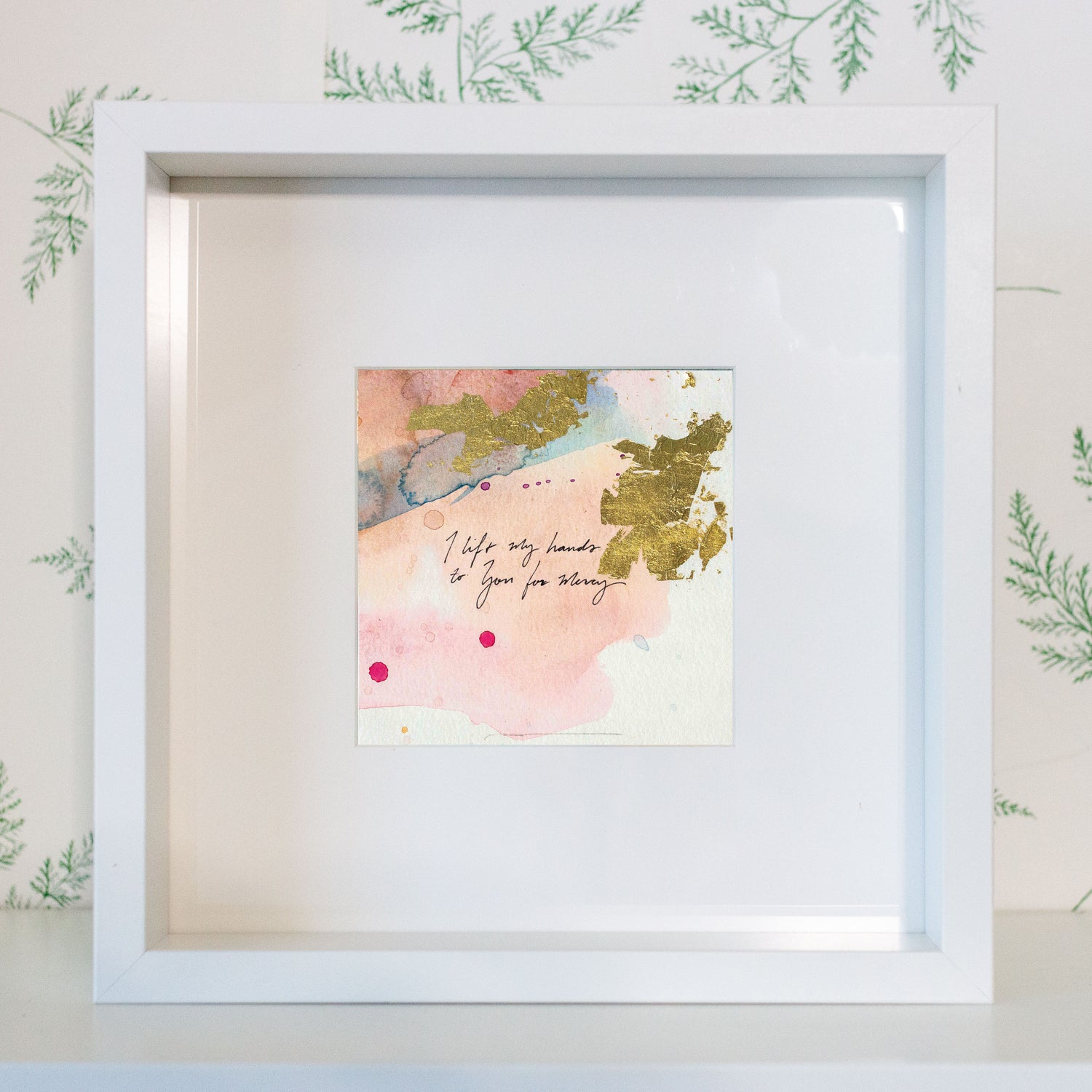 I lift my hands to you for mercy - Psalm 88:9 | Original Art