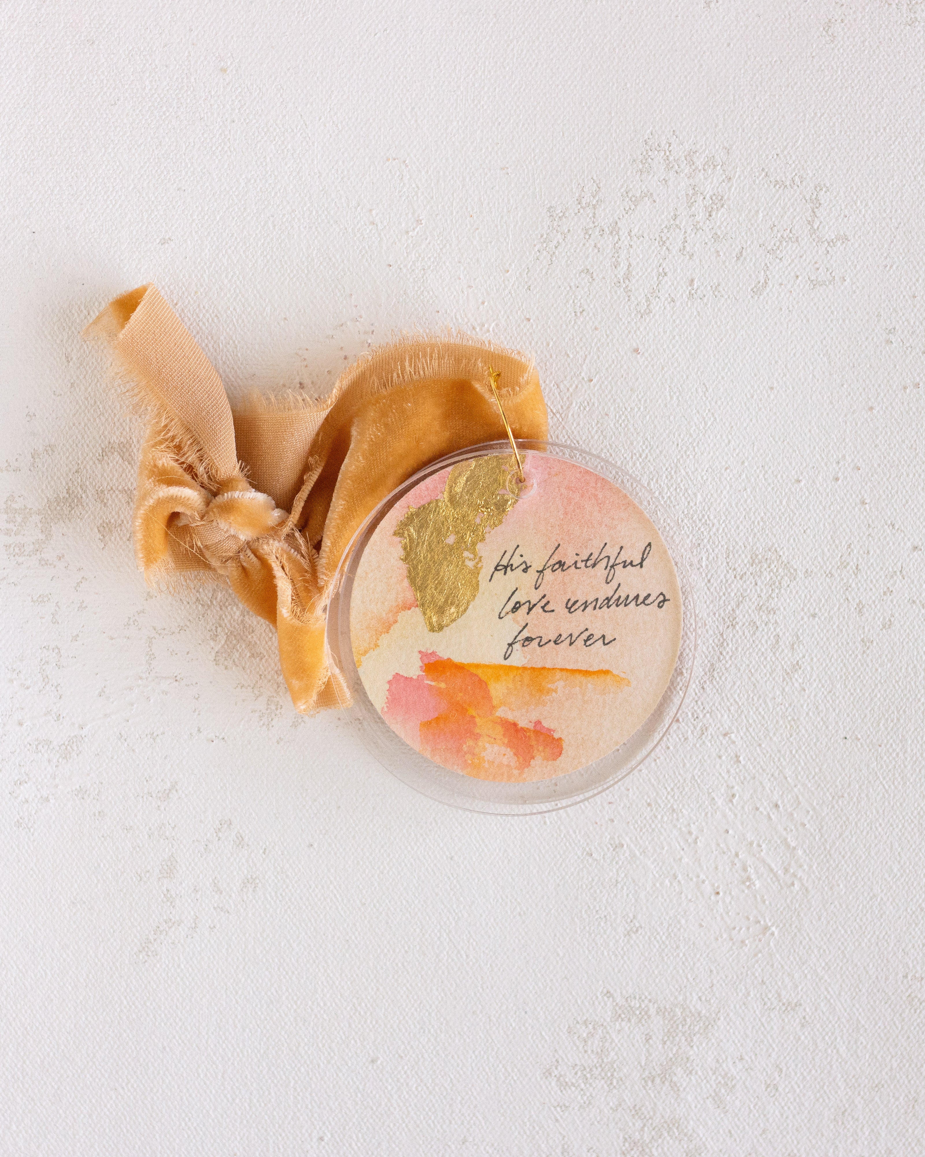 His Faithful Love Endures Forever | Tangerine