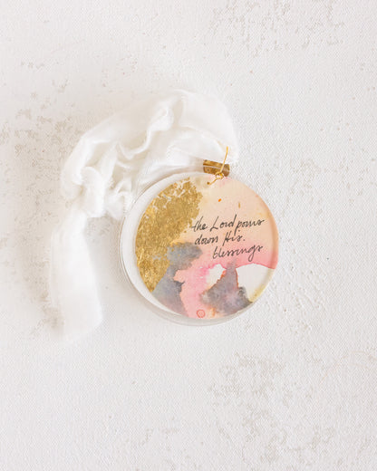 The Lord Pours Down His Blessings | White