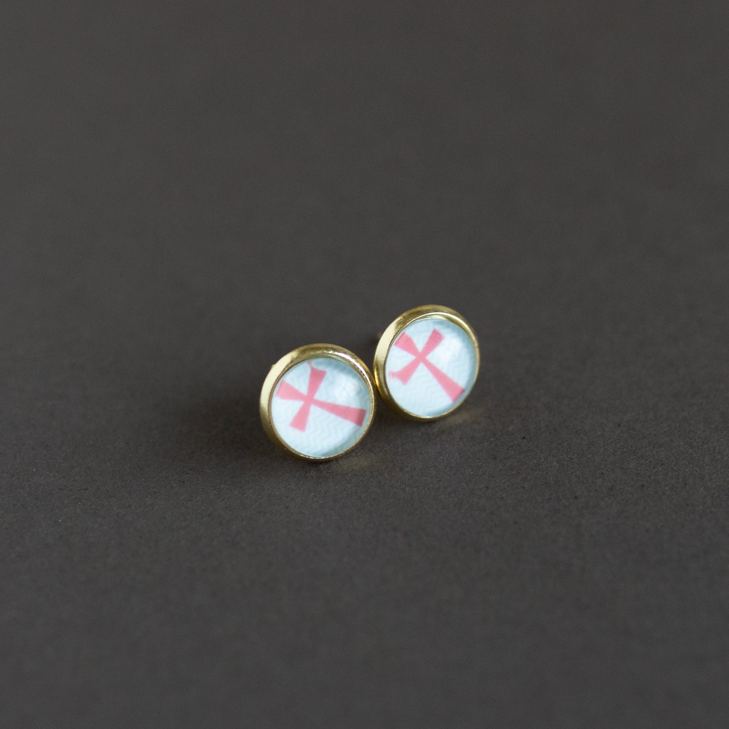 Cross Studs | Earrings