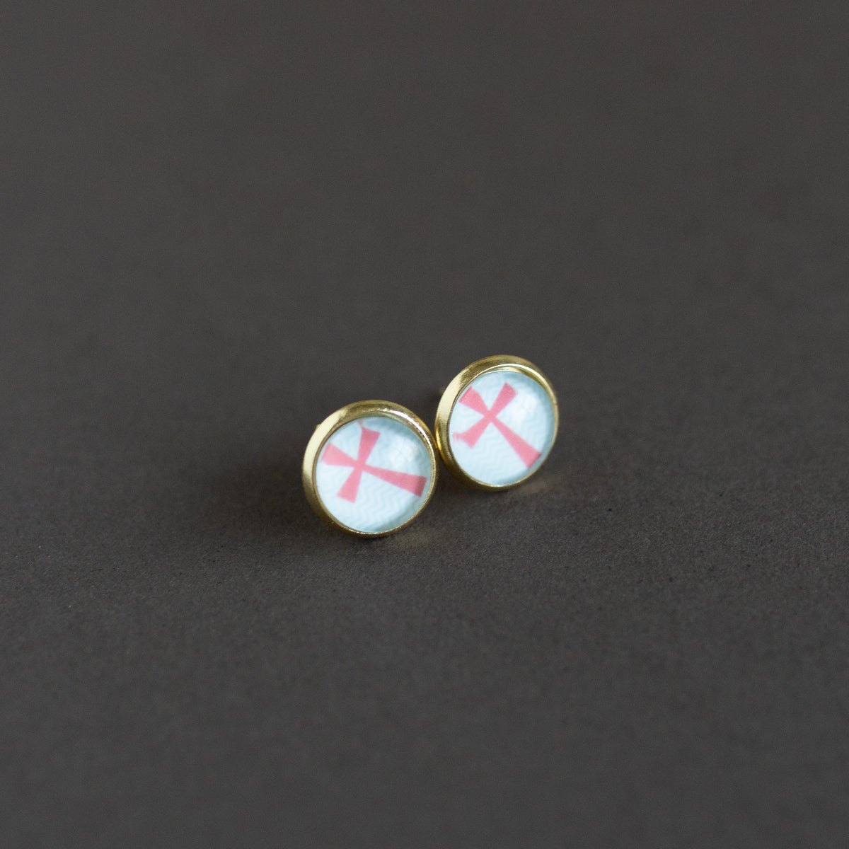 Cross Studs | Earrings