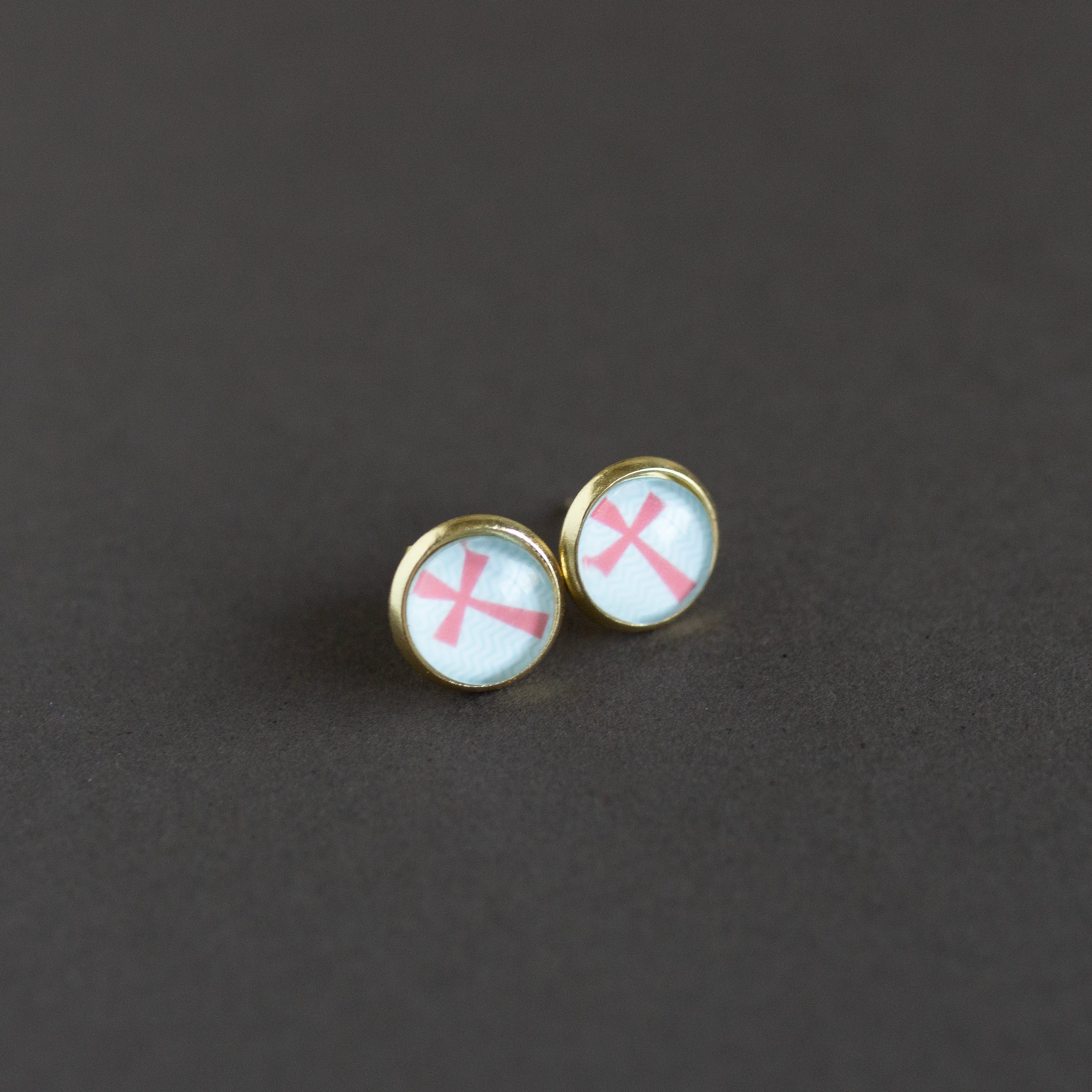 Cross Studs | Earrings