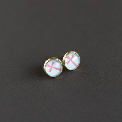 Cross Studs | Earrings
