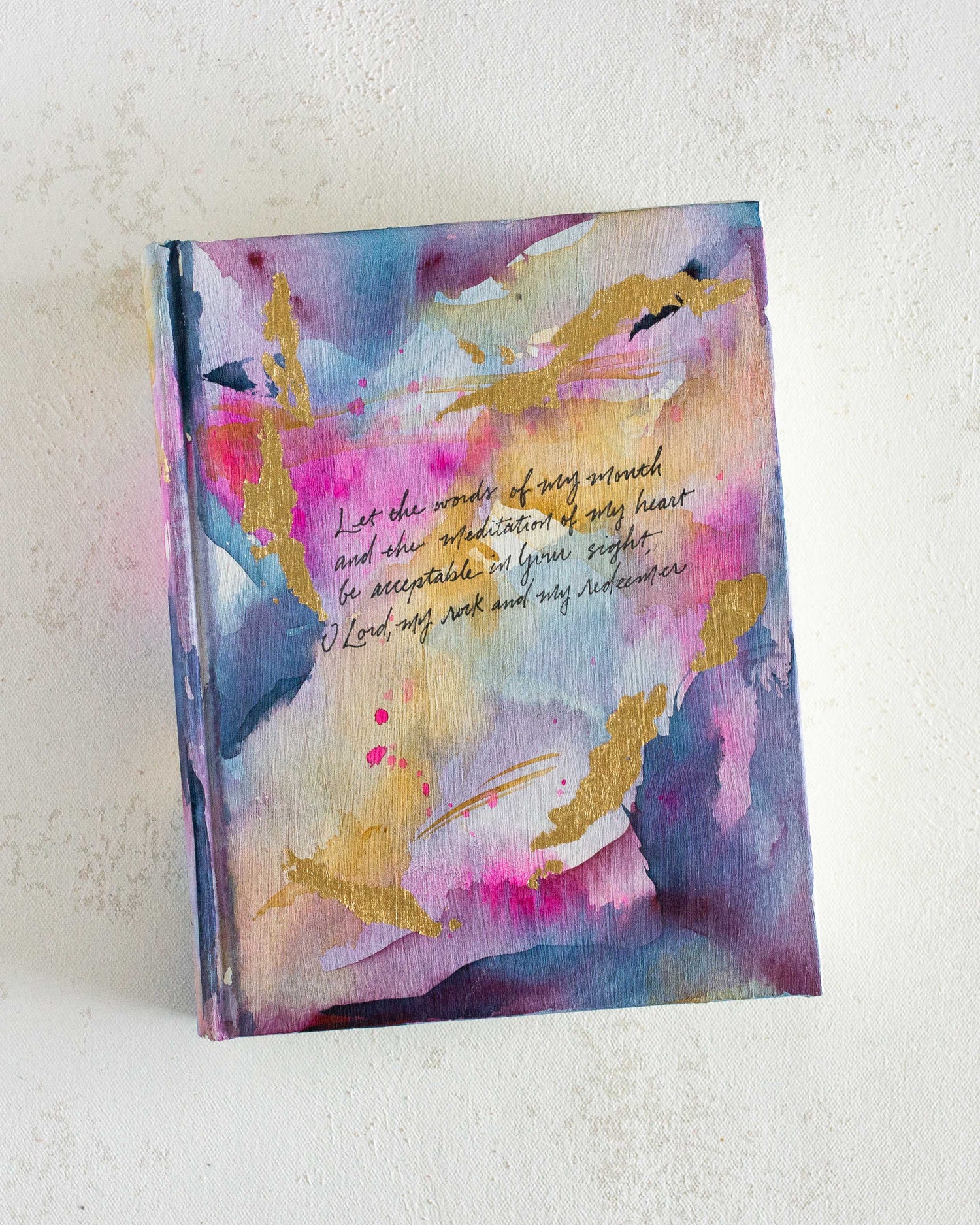 Psalm 19:14 Hand-painted Watercolor Bible