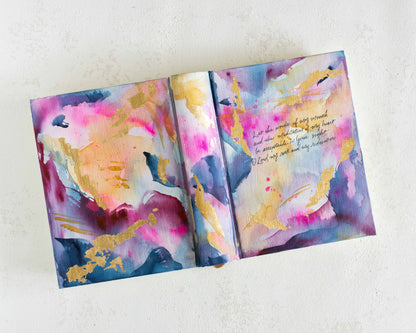 Psalm 19:14 Hand-painted Watercolor Bible