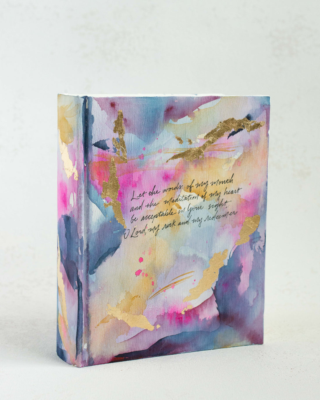 Psalm 19:14 Hand-painted Watercolor Bible